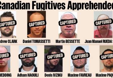 Autoridades de Canadá destacaron la detención de 10 fugitivos en el país que fueron detenidos en México durante los últimos 12 meses.