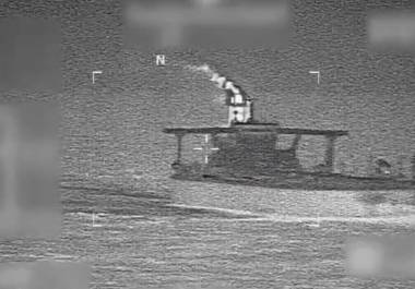 Estados Unidos había estado persiguiendo al petrolero desde el mes pasado después de que intentara evadir un bloqueo sobre buques petroleros sancionados alrededor de Venezuela. FOTO: