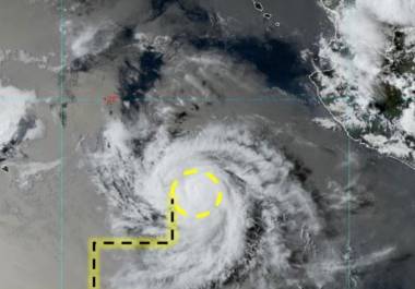 La tormenta tropical ‘Aletta’, primera de la temporada en el océano Pacífico, se formó este jueves en aguas mexicanas.