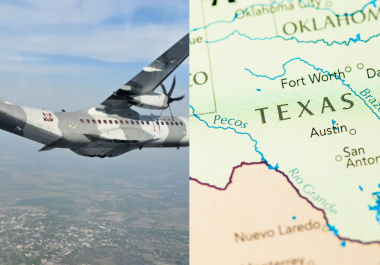 Fallecen dos personas tras desplome de aeronave militar de México en Texas