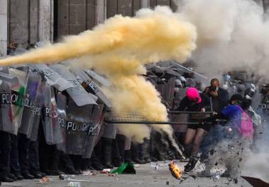 La presidenta insistió en que disentir es legítimo, pero nunca mediante agresiones o daños al espacio público.