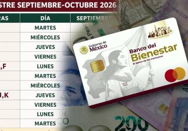 Los beneficiarios de la Pensión Bienestar esperan la publicación del calendario oficial de pagos correspondiente al bimestre septiembre-octubre de 2026.