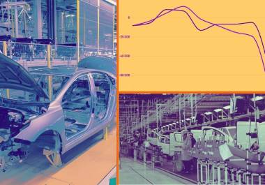 La producción de automóviles no ha dejado de caer en términos acumulativos en lo que va del año 2026 en México.