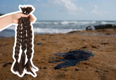 Manchas de residuos de petróleo cubren la costa debido a un derrame se originó en embarcación no identificada y dos filtraciones naturales de petróleo en la costa del Golfo de México.