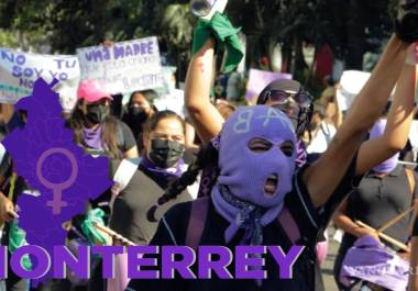 Mujeres y colectivas feministas de Nuevo León se preparan para salir a las calles de centro de Monterrey este sábado 8 de marzo.