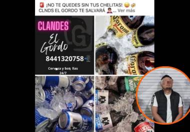 Arturo de Jesús fue detenido con un vehículo lleno de bebidas alcohólicas en Saltillo.