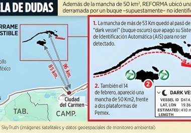 Mientras especialistas señalan que esta maniobra es típica del robo de hidrocarburos, la SEMAR admitió desconocer por qué la nave ocultó su ubicación, limitándose a investigar a 13 embarcaciones sospechosas.