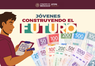 Los participantes del programa Jóvenes Construyendo el Futuro recibirán un apoyo mensual equivalente al salario mínimo, seguro médico y una constancia de capacitación tras 12 meses.