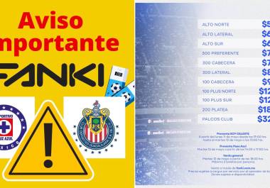La venta de boletos para el Cruz Azul vs Chivas de Semifinales terminó en reclamos contra Fanki, que canceló compras tras un error en los precios.