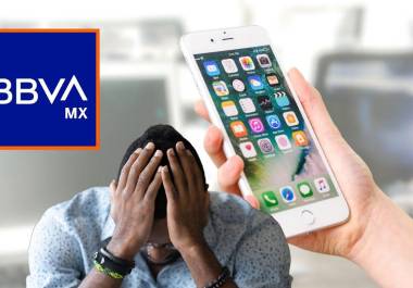 Falla la app bancaria de BBVA