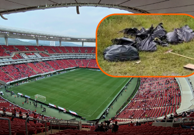 Fosas clandestinas en las cercanías en el estadio mundialista en Guadalajara