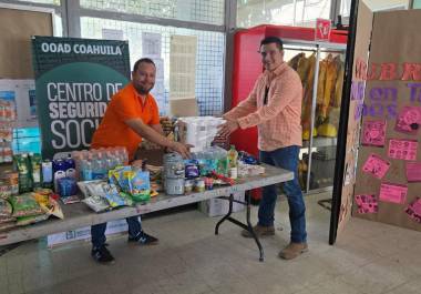 Los centros de acopio se establecieron en Saltillo, Torreón, Piedras Negras, Sabinas y Monclova.