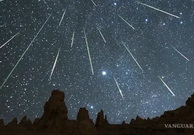 (IMAGEN ILUSTRATIVA) La lluvia de estrellas Dracónidas que podrá observarse en los próximos días, siendo México una de las regiones con mejores condiciones para intentar verla.