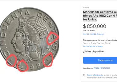 En plataformas de comercio en línea, se han observado precios que oscilan desde $630 hasta cifras que superan los $800,000 pesos mexicanos.