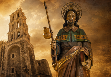 Santiago Apóstol, patrono histórico de Saltillo, permanece en el centro simbólico de la ciudad: dio nombre a la antigua villa, marcó su fecha fundacional y todavía preside la Catedral, aunque su memoria pública se haya vuelto más discreta.