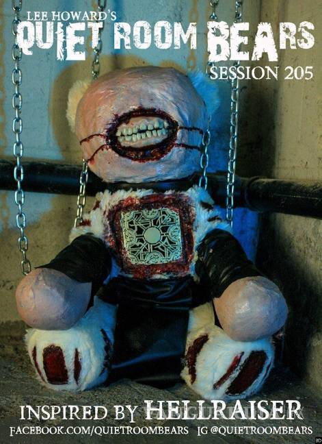 $!Vean estos osos inspirados en la franquicia de “Hellraiser”