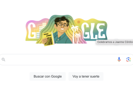 Hoy, Google dedica su doodle a Jeanne Cordova, una figura icónica en la lucha por los derechos LGBT+.