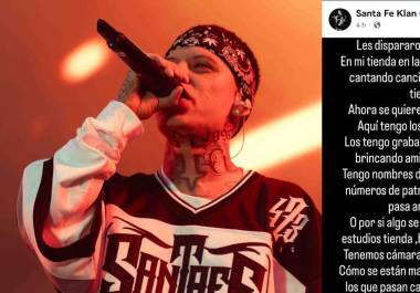 Santa Fe Klan denunció en redes sociales un presunto ataque de policías municipales contra su familia en Guanajuato; las autoridades no han emitido postura oficial.