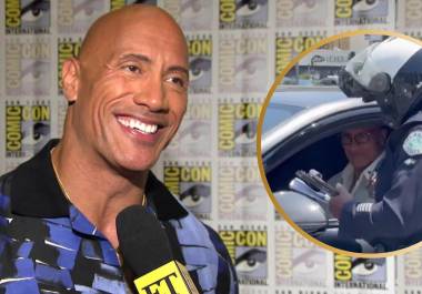 Momento. El actor fue interceptado por la policía debido al polarizado de su vehículo tras acudir a un evento con Emily Blunt