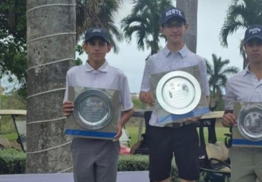 Santiago García Melo lideró la categoría 15 y menores en Tampico.