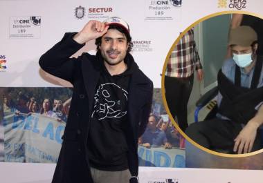 Salida. El actor abandonó el Hospital Rubén Leñero acompañado por su padre, Odiseo Bichir, y continuará con su proceso de rehabilitación.