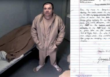 El Chapo envía otra carta al tribunal federal