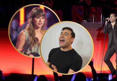 Celebración. El cantante mexicano mostró su lado swiftie con un cover que ya circula en redes sociales.