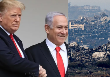 4 de febrero del 2025, el presidente Trump y el primer ministro de Israel, Netanyahu comentan sobre posibles planes de reconstrucción en Gaza, tras finalización de la guerra