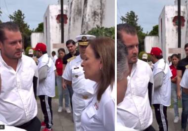 A través de redes sociales se volvió viral un video donde se aprecia a la gobernadora de Veracruz, Rocío Nahle, protagonizando un vergonzoso momento con uno de los funcionarios estatales.