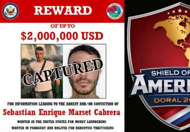 Estados Unidos cierra su agencia consular en Santa Cruz, tras la captura de Marset