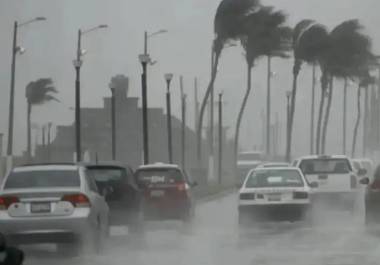 Un canal de baja presión en el sureste mexicano y el ingreso de humedad del golfo de México y mar Caribe, originarán lluvias intensas e intervalos de chubascos