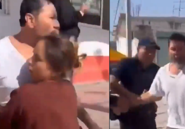 El altercado escaló a golpes e insultos en plena vía pública, requiriendo la intervención de la Policía Municipal