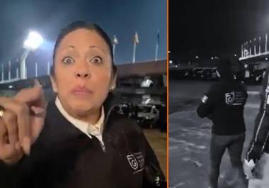 Un video viral muestra a una mujer con prendas de la Fiscalía CDMX discutir con una policía auxiliar en el Estadio Olímpico; autoridades ya investigan el caso