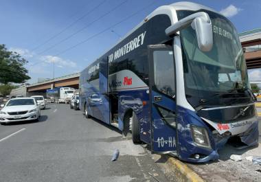 El camión iba a dar la vuelta a la central