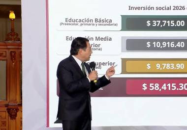 El Gobierno de México destinará 58 mil 415 millones de pesos en 2026 para fortalecer la infraestructura educativa, ampliar la cobertura escolar y construir nuevos planteles en todos los niveles.