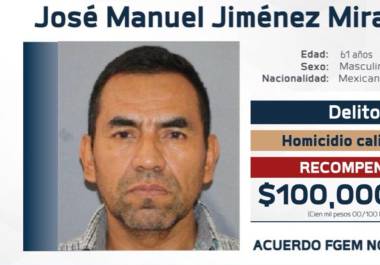 La Fiscalía de Michoacán ofrece recompensa de 100 mil pesos por José Manuel Jiménez, jefe de escoltas del alcalde Carlos Manzo asesinado en Uruapan en el caso vigente hoy**