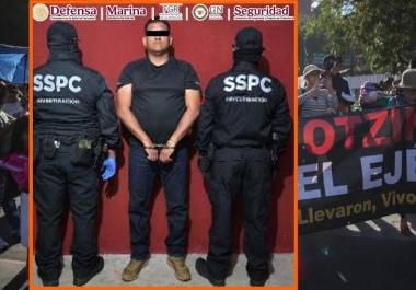 Elementos de seguridad arrestaron a Marco Antonio ‘N’ por el delito de delincuencia organizada y vinculación al caso Ayotzinapa
