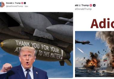 Imágenes IA de Estados Unidos con Irán