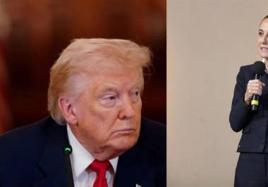 Trump critica rechazo de Sheinbaum a la intervención de Estados Unidos al cártel