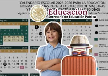 Modificación de adelantar el cierre del ciclo escolar 2025-2026.