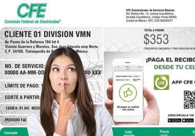 La CFE ha puesto a disposición una aplicación que facilita la supervisión del uso de electricidad en tiempo real