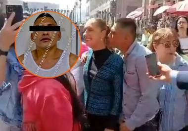 SSPC detiene a presunto acosador de la presidenta Claudia Sheinbaum Pardo.