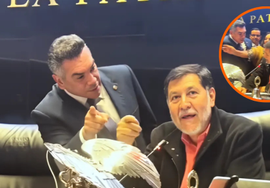 Gerardo Fernández Noroña y Alejandro ‘Alito’ Moreno protagonizaron un altercado verbal en el Senado durante la sesión de declaratoria de constitucionalidad de la reforma de “supremacía constitucional”