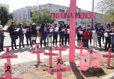 Los colectivos feministas son muy activos, en la exigencia de justicia por los asesinatos de mujeres.