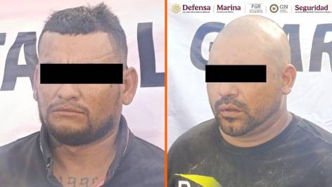 Autoridades federales detuvieron a dos presuntos implicados en el ataque armado contra elementos del SPF en Tamaulipas y aseguraron armas.