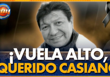 Carlos Casiano, inicialmente camarógrafo, ascendió gracias a su talento y dedicación a ser Floor Manager (Jefe de Piso).