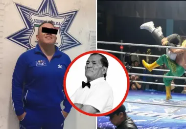 El Búho Pineda, histórico réferi de la lucha libre hidalguense, falleció durante una función en Mineral de la Reforma; el Hijo de Fishman fue detenido mientras se investigan los hechos.