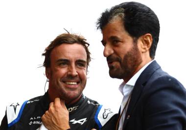 Fernando Alonso y Mohammed Ben Sulayem están envueltos en una polémica, ahora en relación al GP de Arabia Saudita.