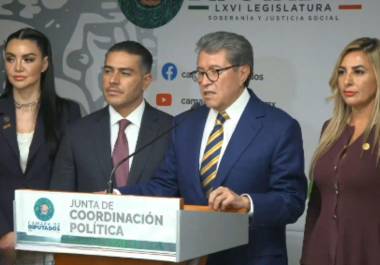 Captan discusión de diputadas de Morena en plena comparecencia de Omar García Harfuch, titular de la SSPC, ante la Jucopo.