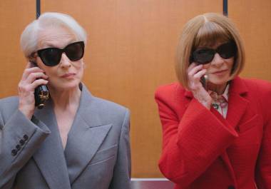 Celebración. Los fans de la película y la moda vieron uno de sus deseos cumplidos con esta sesión.